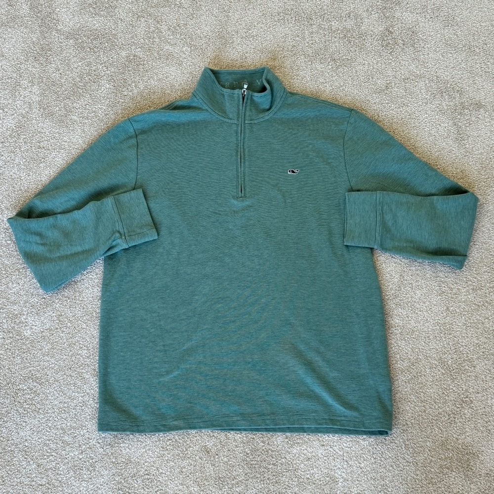 Large Teal Vineyard Vines‎ Patterned Button Down